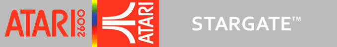 Stargate logo for Atari 2600
